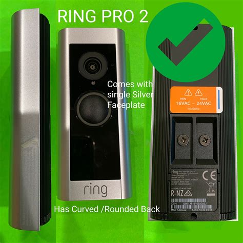 RING PRO 2 Video Doorbell PREMIUM Mount for Vinyl Hardi - Etsy