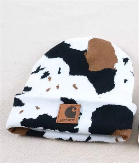 Cow Print Beanies - Etsy in 2023 | Cute country outfits, Casual country ...