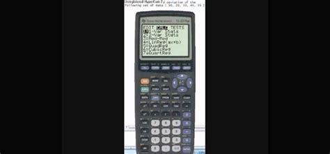 How to Calculate standard deviation with graphing calculator « Math ...