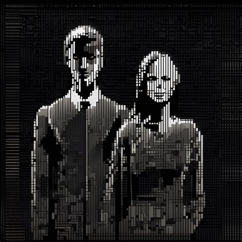 ascii art of a man and women - AI Generated Artwork - NightCafe Creator