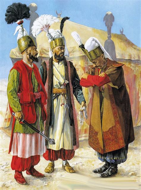 Ottoman Janissaries Officers | Tablolar, Askeri, Islami sanat