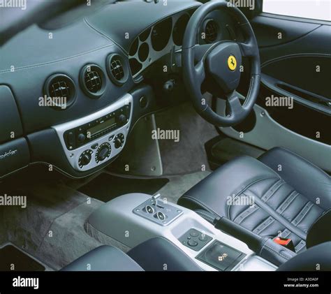 2001 Ferrari 360 Modena spider interior Stock Photo - Alamy