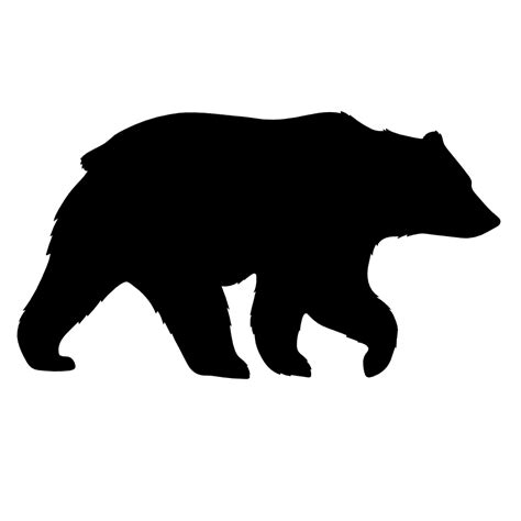 Bear Silhouette, Wild Animlas Free Svg File - SVG Heart