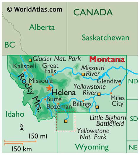 Montana Maps & Facts - World Atlas