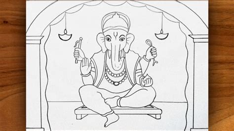 Details 153+ ganpati bappa easy drawing super hot - seven.edu.vn