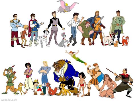 Walt Disney Cartoons Characters