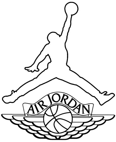 Logo Air Jordan drawing