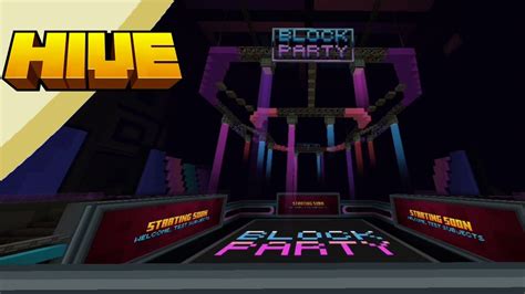 The Hive Block Party Cinematic & Gameplay || Minecraft (The Hive) # ...