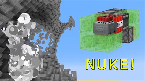 Minecraft TNT Minecart Nuclear Missile (Tutorial) - YouTube