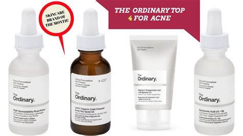 TOP THE ORDINARY SKINCARE FOR ACNE/PROBLEM SKIN | AFFORDABLE & AMAZING ...