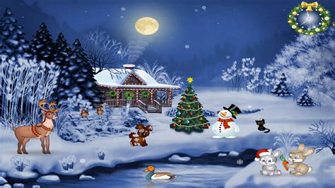 Free Christmas Screensaver for Windows - Christmas Evening Screensaver ...