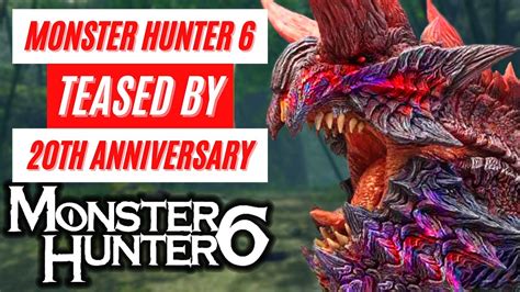 Monster Hunter 6 Teaser 20th Anniversary Playstation 5 Nintendo Switch ...