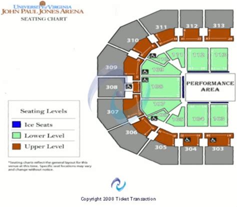 John Paul Jones Arena Seating Chart With Seat Numbers | Elcho Table