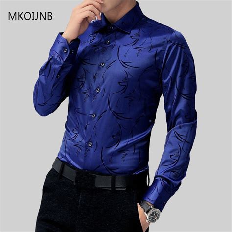 2017 New design Features Shirt Men Casual Shirts Man Cotton Long Sleeve ...