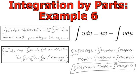 Integration by Parts: Example 6: Trigonometry - YouTube