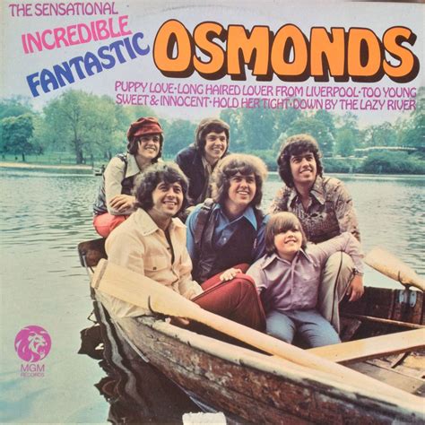 What are they all looking at?! We just don't know. The Osmonds, Donny ...