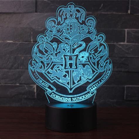 Novelty Colorful 3D Harry Potter LED Night Light USB Rechargeable Desk ...