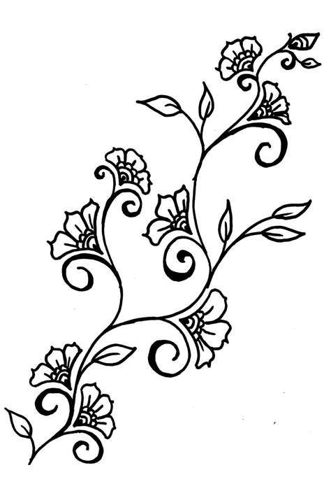 Pin by Cindy Nieport on Poland | Flower drawing design, Vine drawing ...