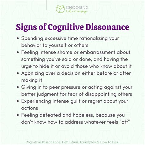 Cognitive Dissonance Definition Poster | ubicaciondepersonas.cdmx.gob.mx