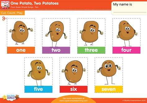 Potato Activities For Kids