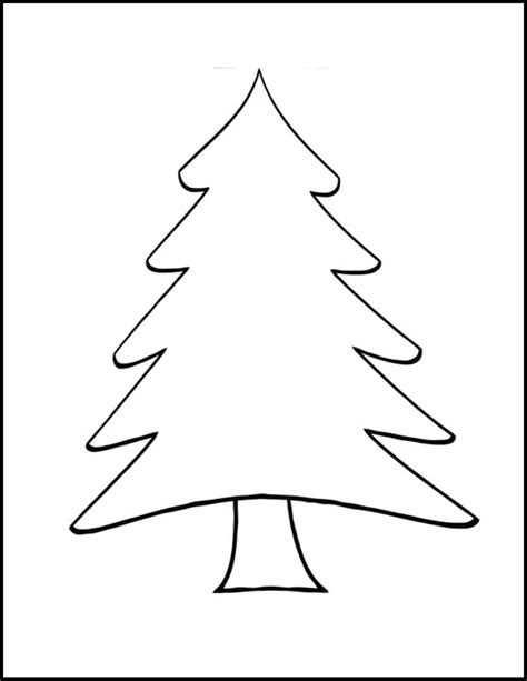 Christmas Tree Line Drawing - Cliparts.co