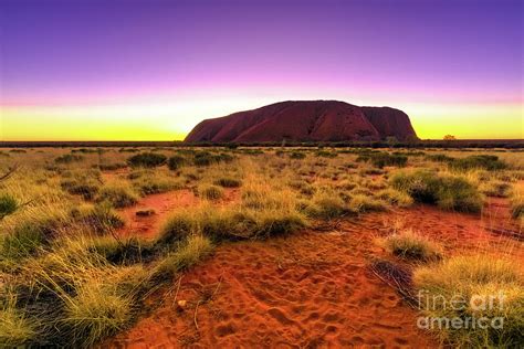 Uluru at sunrise Photograph by Benny Marty - Fine Art America