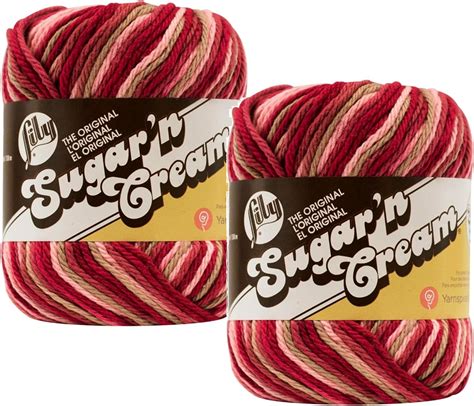 Amazon.com: Sugar'N Cream Yarn - Ombres Super Size-Damask