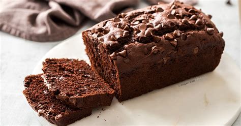 Quick Chocolate Bread (Chocolate Loaf Cake) [+Video] - Sugar Salt Magic