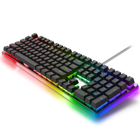 Buy RK ROYAL KLUDGE RK918 100% Wired Mechanical Keyboard, RGB Backlit ...