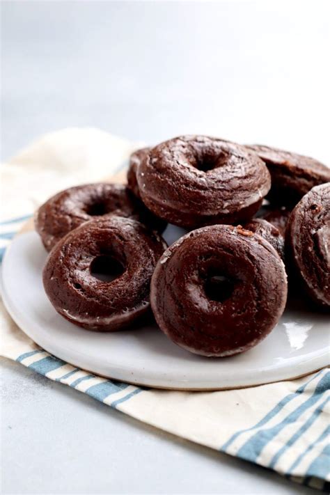 baked chocolate glazed doughnuts | cait's plate | Recipe | Chocolate ...