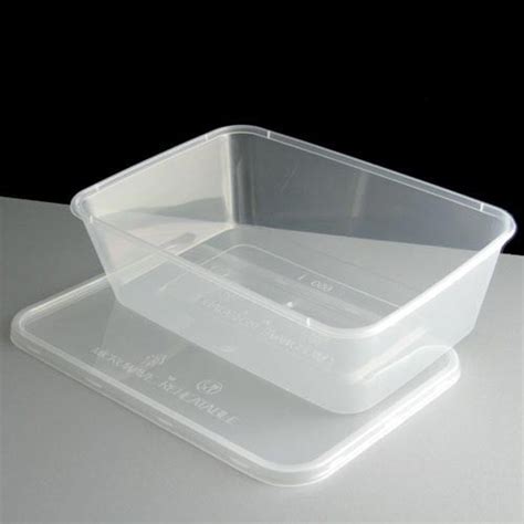 650ml Plastic Food Takeaway Container Clear With Lids / SR Davies