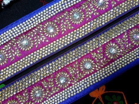 Indian Saree Border Decorative Trim Silk Saree Border | Etsy