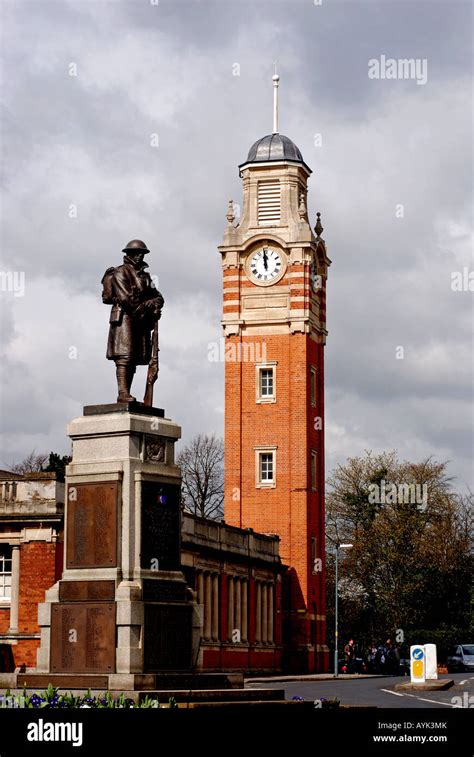 Sutton Coldfield Town Hall and War Memorial, West Midlands, England, UK ...