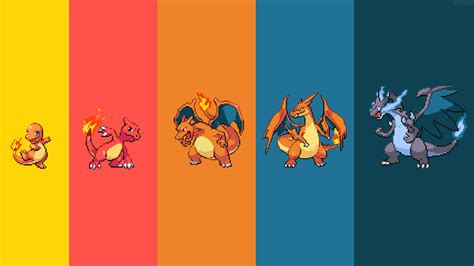 Mewarnai Pokemon Api Charmander Evolution Chain - IMAGESEE