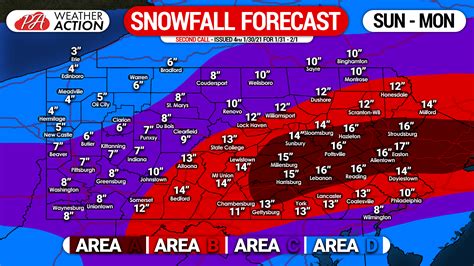 Up to 16 Inches of Snow in Schuylkill County Forecast - Coal Region Canary