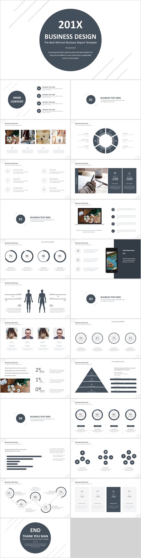 查看我的 @Behance 项目:“24+ Best white business design PowerPoint template ...