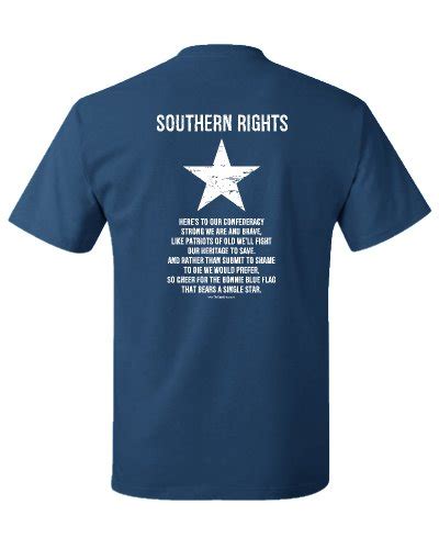 Southern Rights (Bonnie Blue flag) cotton t-shirt