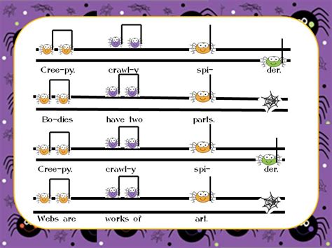 O For Tuna Orff: Creepy Crawly Spiders Song