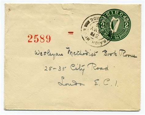 Irish Stamps from Raven Stamps-Postal Stationery Envelopes