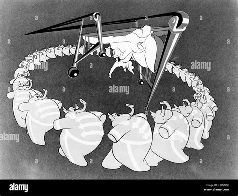 DUMBO, Pink elephants on parade, 1941 Stock Photo - Alamy