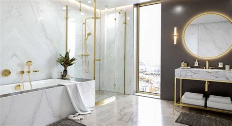 How to Use Gold Accents in White Gold Bathroom Decor - Sharing is Power ...