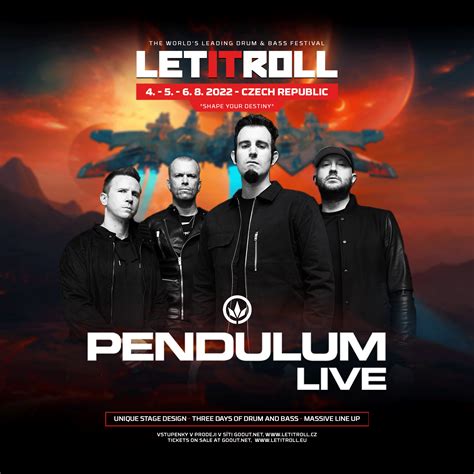 Pendulum LIVE (i.e. the full band!!) announced for Let It Roll 2022 ...