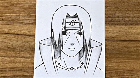 How to Draw Itachi Uchiha - Naruto || How to draw anime step by step ...