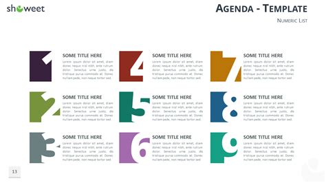 Table Of Contents Ppt Template