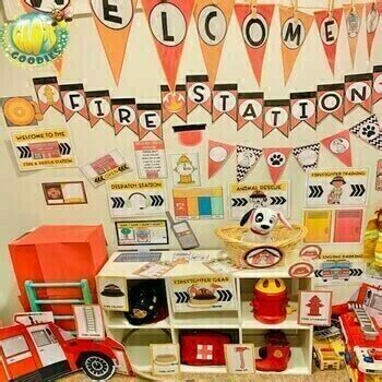 Fire Station Dramatic Play: Fire Safety Activities and Worksheets