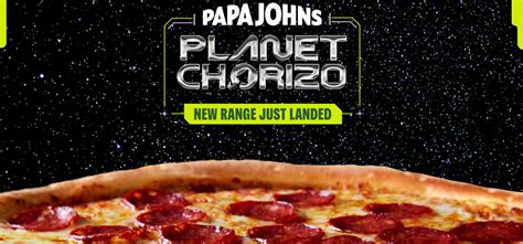 International Papa John's Locations Debut New Space-Flavored Chorizo ...