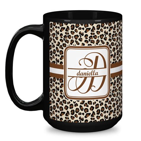 Custom Leopard Print Coffee Mug (Personalized) | YouCustomizeIt