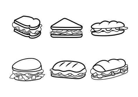 Sandwich Vector Art, Icons, and Graphics for Free Download