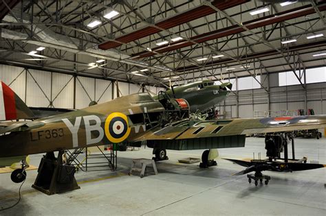 Battle Of Britain Memorial Flight RAF Coningsby Hangar Tour - Aircraft ...