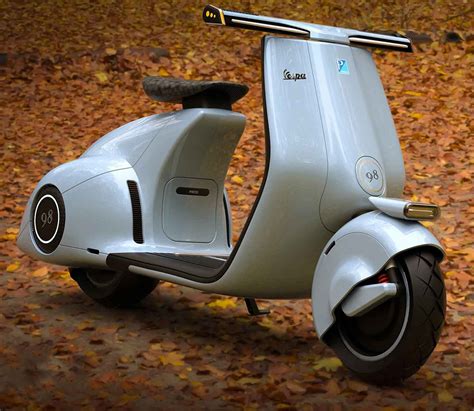 Vespa 98 Electric Concept Combines Classic Style with Modern ...